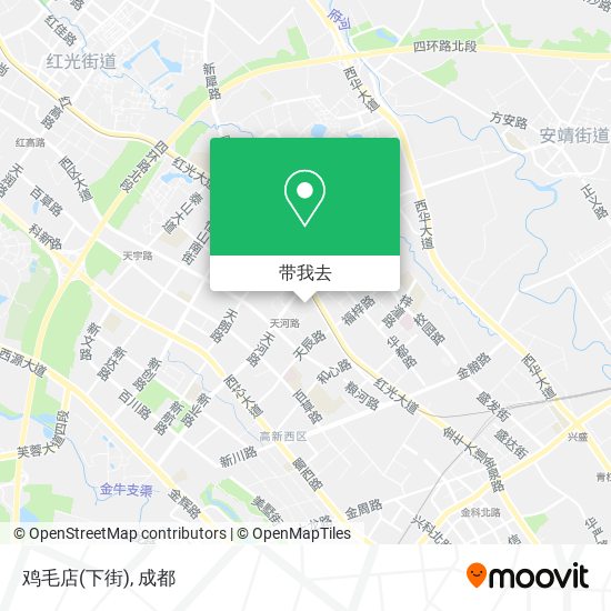 鸡毛店(下街)地图