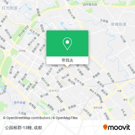 公园榕郡-13幢地图