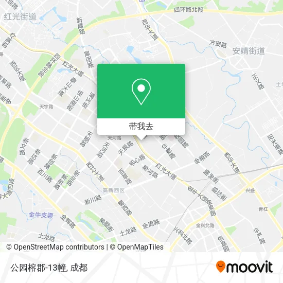 公园榕郡-13幢地图