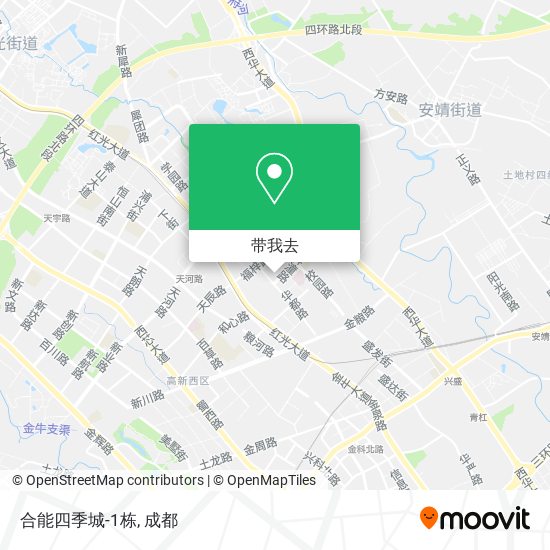 合能四季城-1栋地图