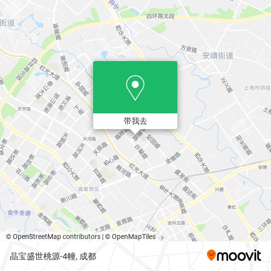 晶宝盛世桃源-4幢地图