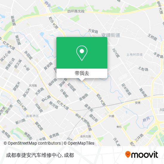 成都泰捷安汽车维修中心地图