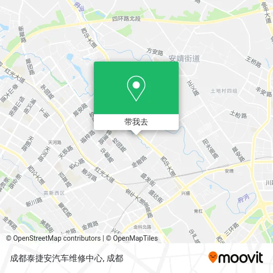 成都泰捷安汽车维修中心地图