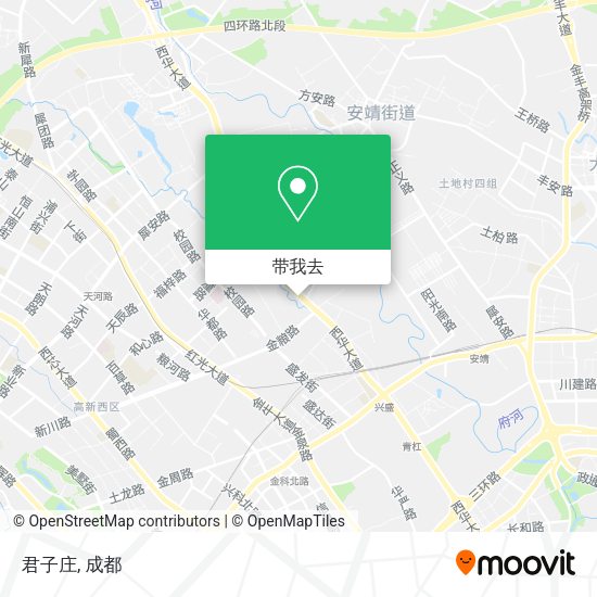 君子庄地图