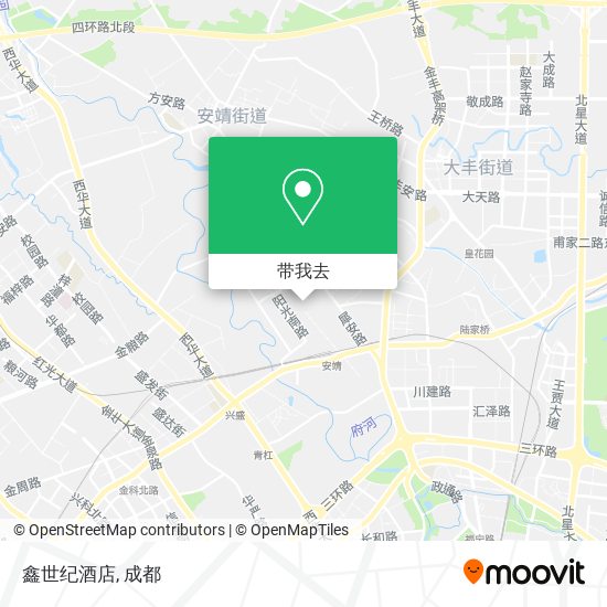 鑫世纪酒店地图