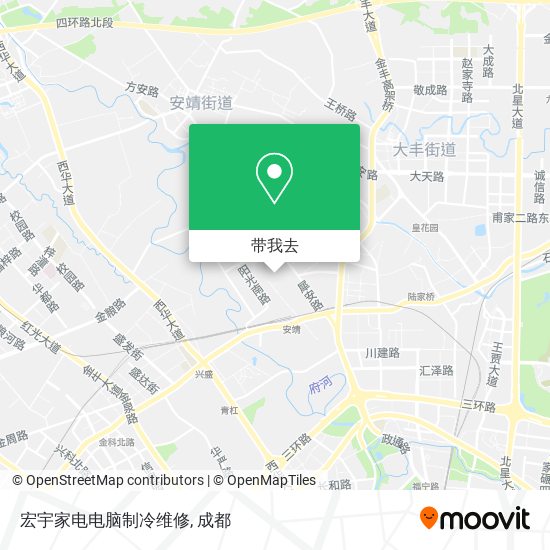宏宇家电电脑制冷维修地图