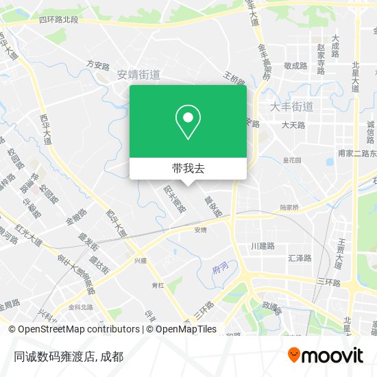 同诚数码雍渡店地图