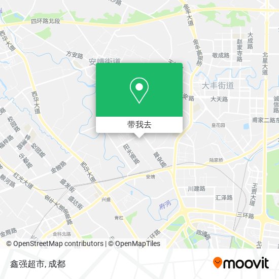 鑫强超市地图