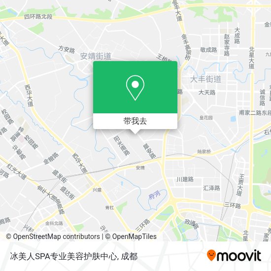 冰美人SPA专业美容护肤中心地图