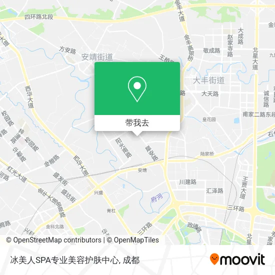 冰美人SPA专业美容护肤中心地图