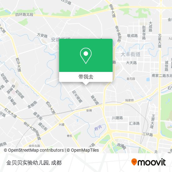 金贝贝实验幼儿园地图