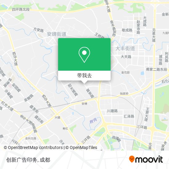 创新广告印务地图