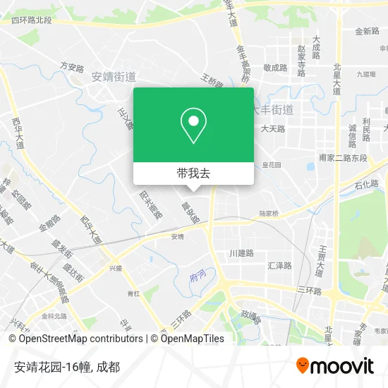 安靖花园-16幢地图