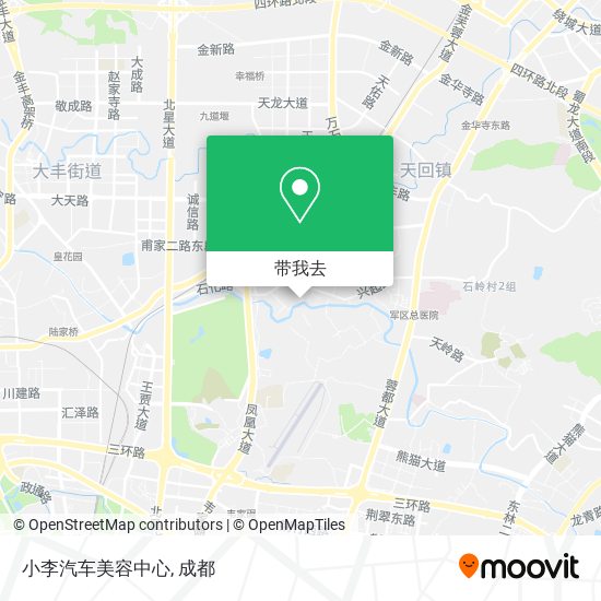 小李汽车美容中心地图