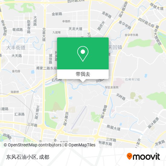 东风石油小区地图