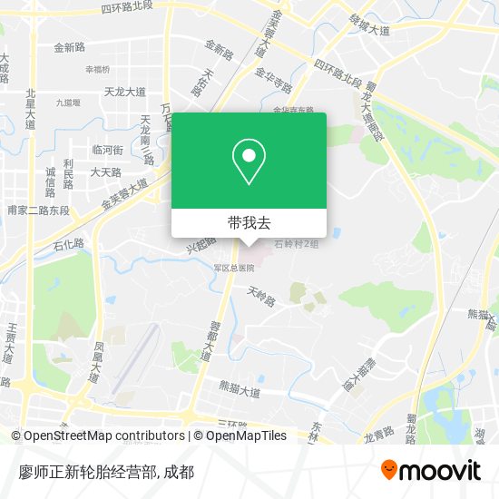 廖师正新轮胎经营部地图