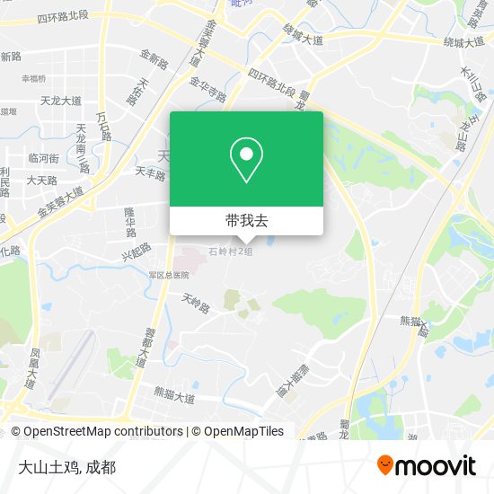 大山土鸡地图