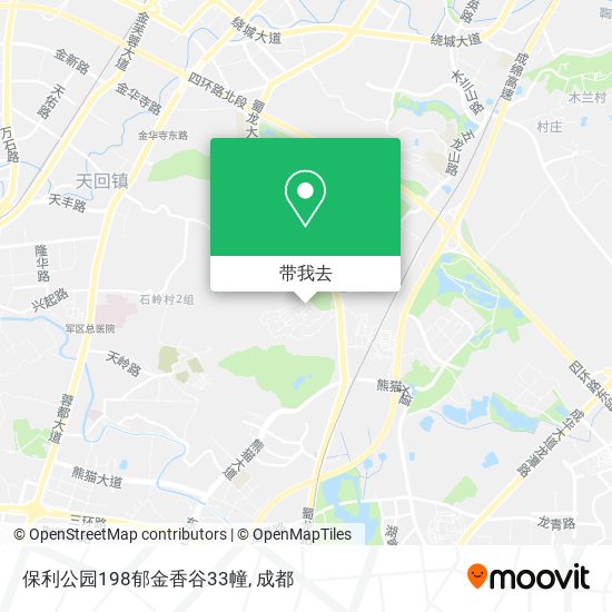 保利公园198郁金香谷33幢地图