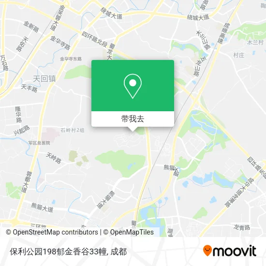 保利公园198郁金香谷33幢地图