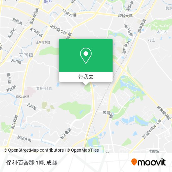保利·百合郡-1幢地图