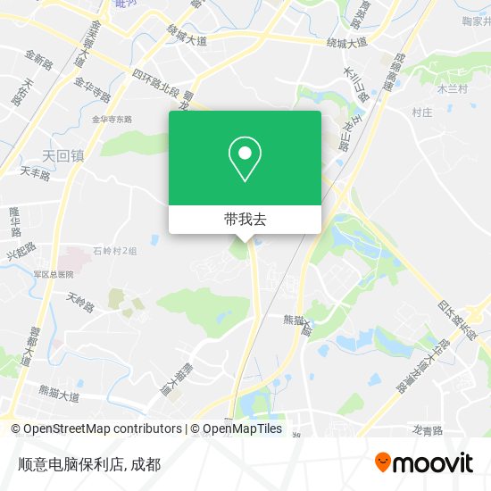顺意电脑保利店地图