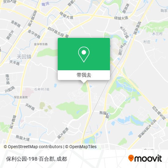 保利公园-198·百合郡地图