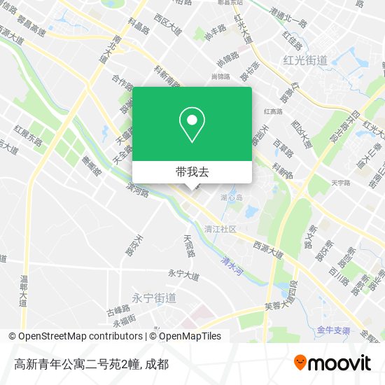 高新青年公寓二号苑2幢地图