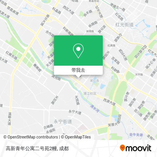 高新青年公寓二号苑2幢地图