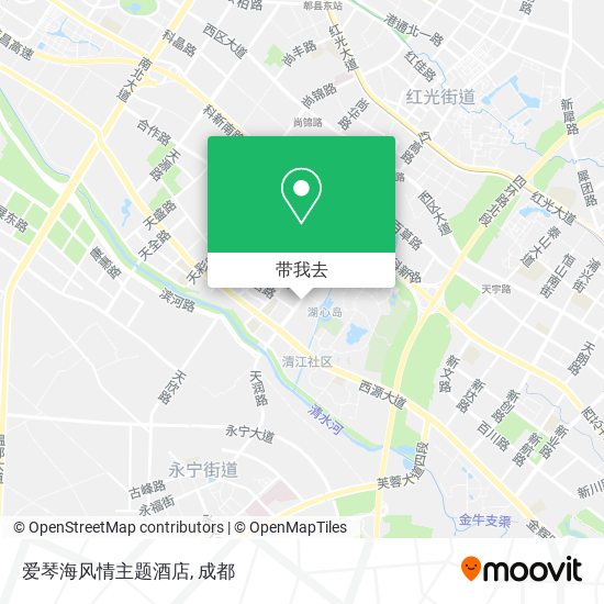 爱琴海风情主题酒店地图