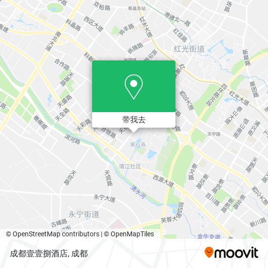 成都壹壹捌酒店地图