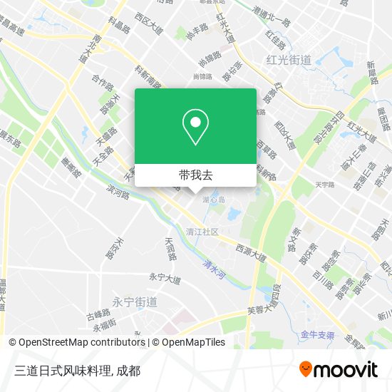 三道日式风味料理地图