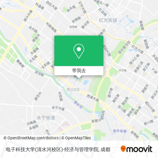 电子科技大学(清水河校区)-经济与管理学院地图