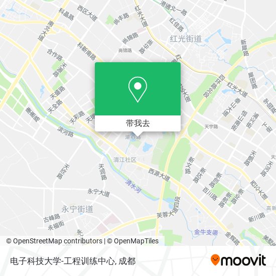 电子科技大学-工程训练中心地图