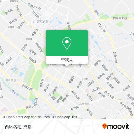 西区名宅地图