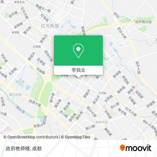 政府教师楼地图