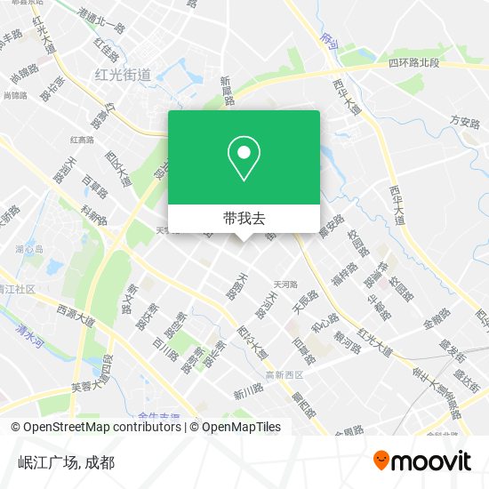 岷江广场地图