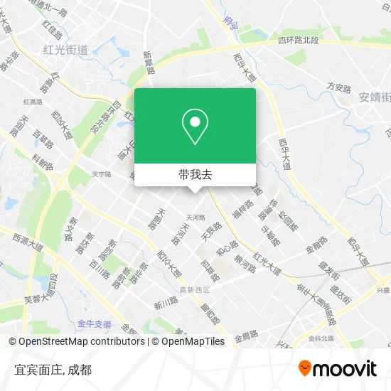 宜宾面庄地图