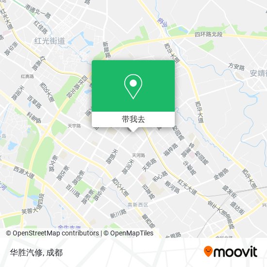 华胜汽修地图