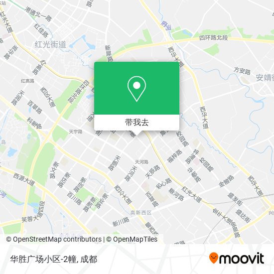 华胜广场小区-2幢地图