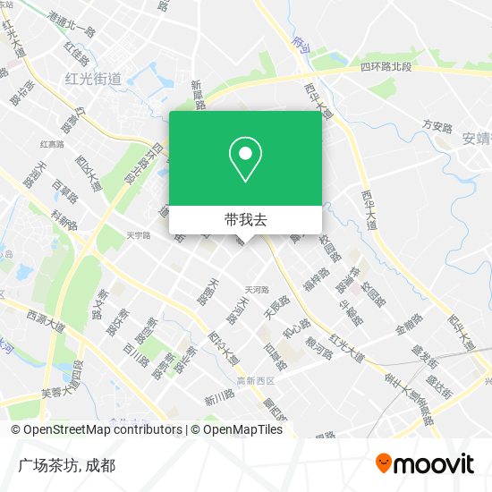 广场茶坊地图