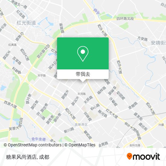 糖果风尚酒店地图