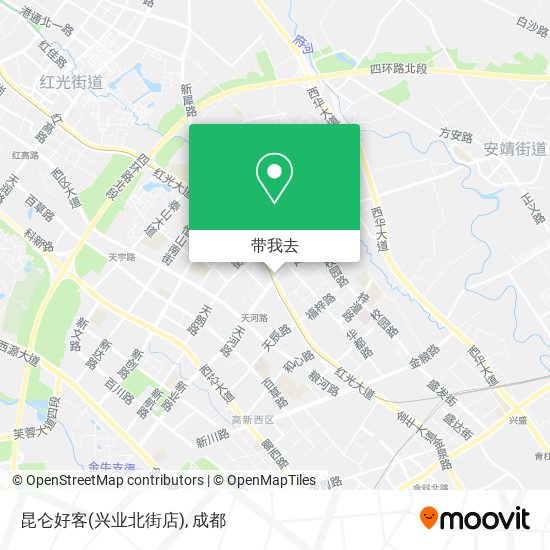昆仑好客(兴业北街店)地图