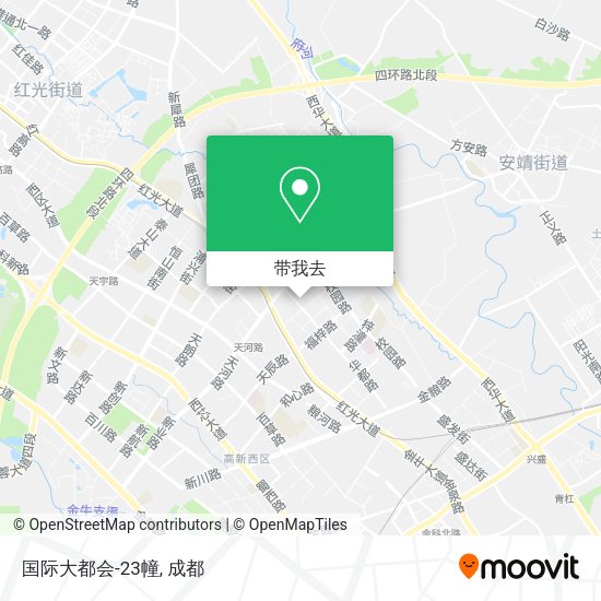 国际大都会-23幢地图