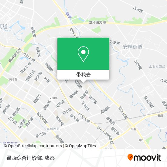 蜀西综合门诊部地图