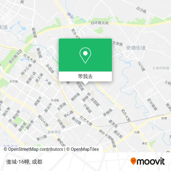 傲城-16幢地图