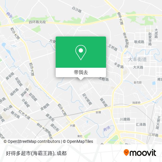 好得多超市(海霸王路)地图