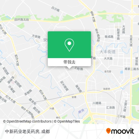 中新药业老吴药房地图