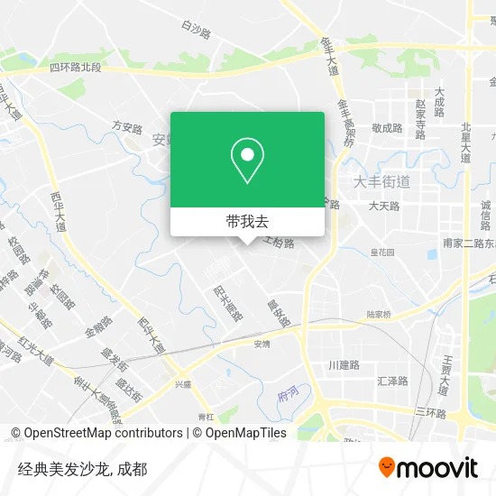 经典美发沙龙地图
