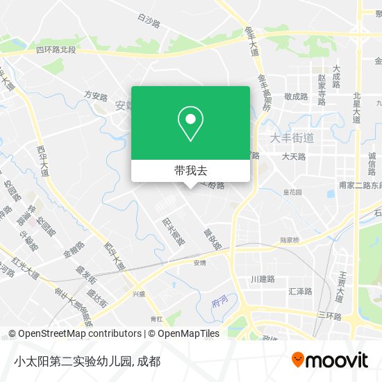 小太阳第二实验幼儿园地图