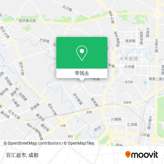 百汇超市地图